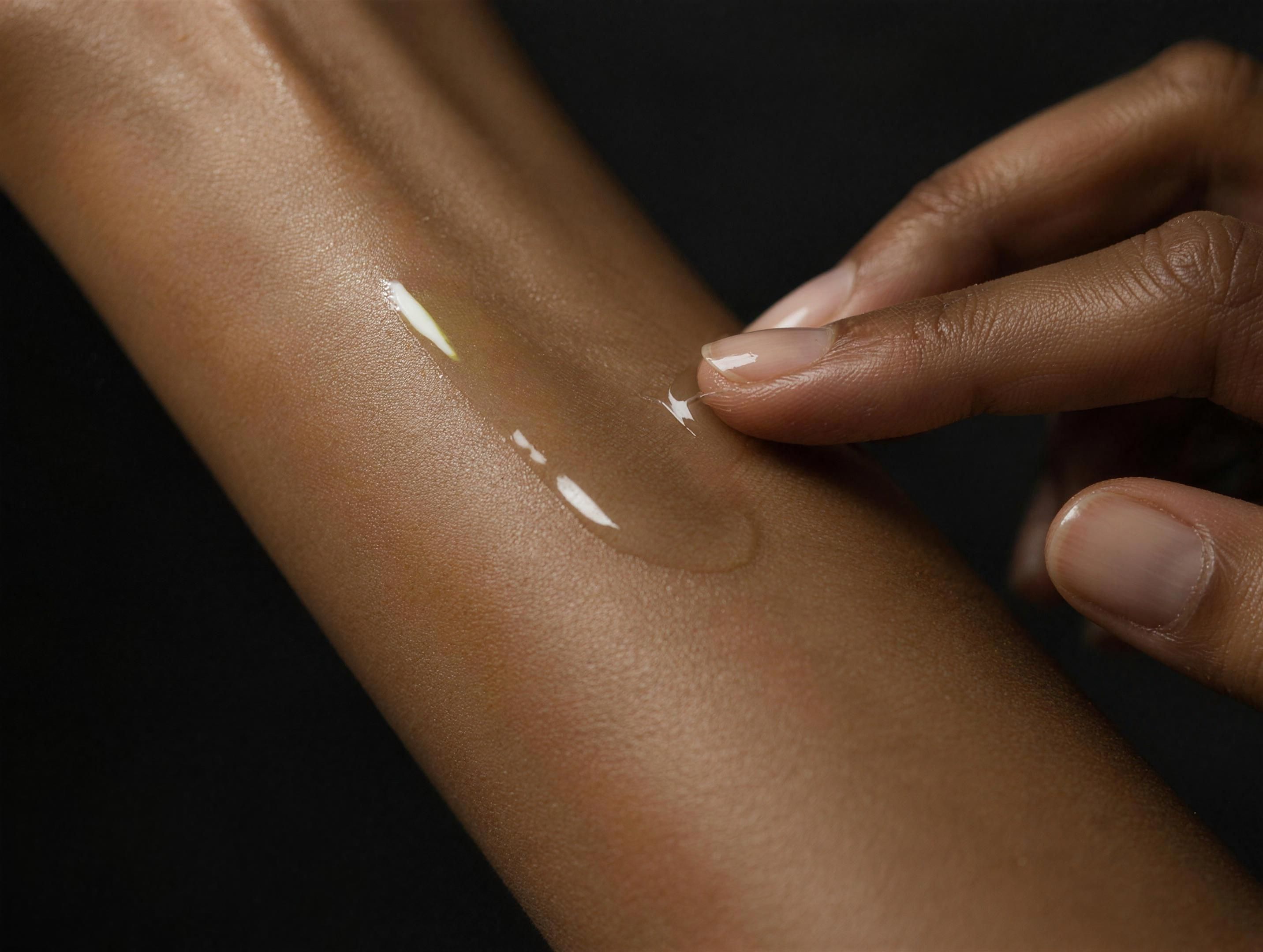 Nabsolute: A translucent porous sphere in close-up, one pore lit lime