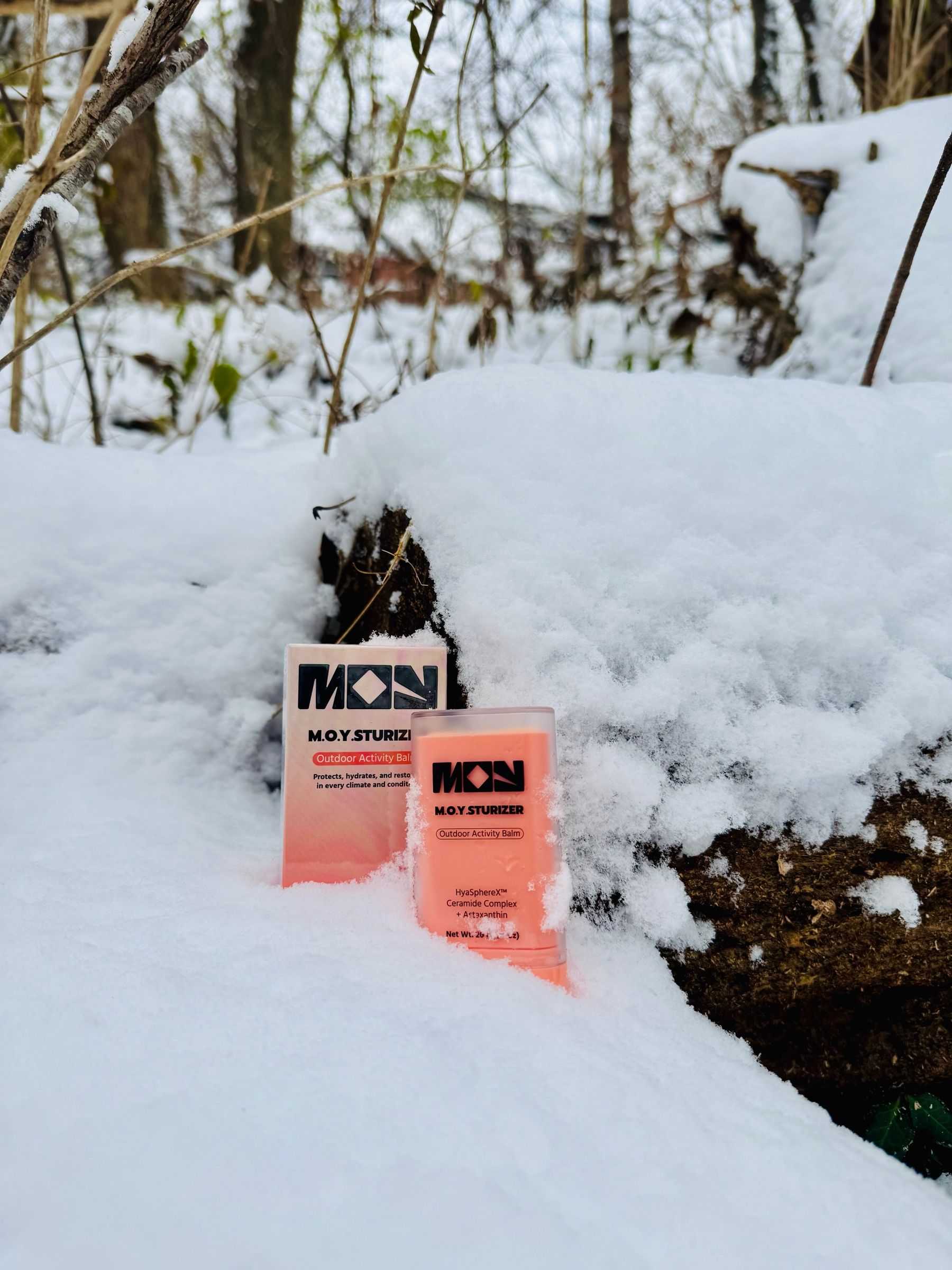 Moment of Youth: Stick and box in snow
